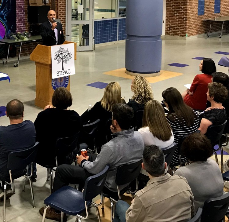 Rajeev speaking at SEPAC event